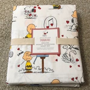 Pottery Barn Kids Peanuts Twin Sheet Set